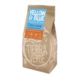 Čistiaci piesok Tierra Verde z mydlových orechov v papierovom vrecku 1 kg