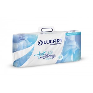 Toaletný papier Lucart Soft and Strong 3 vrstvový biely