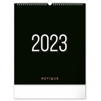 Nástenný plánovací kalendár Čierny 2023, 30 × 34 cm