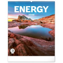 Nástenný kalendár Energia 2024, 48 × 56 cm