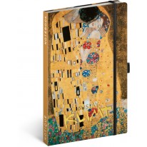 NOTIQUE Notes Gustav Klimt, linajkovaný, 13 x 21 cm