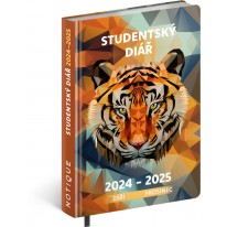 Študentský diár Tiger (september 2024 – december 2025), 9,8 × 14,5 cm