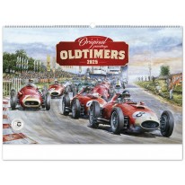 NOTIQUE Nástenný kalendár Oldtimers – Václav Zapadlík 2025, 64 x 42 cm