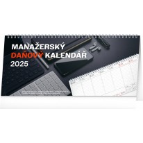 NOTIQUE Stolový kalendár Manažérsky daňový CZ 2025, 33 x 14,5 cm