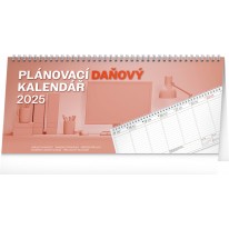 NOTIQUE Stolový kalendár Plánovací daňový 2025, 33 x 14,5 cm