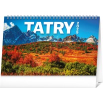 NOTIQUE Stolový kalendár Tatry 2025, 23,1 x 14,5 cm