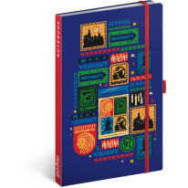 NOTIQUE Notes Harry Potter – Rokfort, linajkovaný, 13 x 21 cm