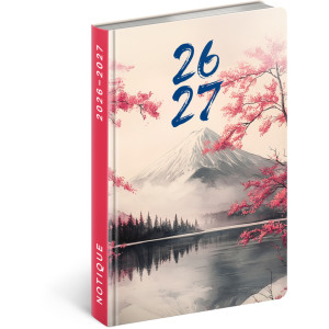 NOTIQUE 18-mesačný diár Petito – Japonsko 2026/2027, 11 x 16 cm
