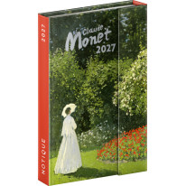 NOTIQUE Týždenný magnetický diár Claude Monet 2027, 11 x 16 cm
