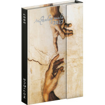 NOTIQUE Týždenný magnetický diár Michelangelo 2027, 11 x 16 cm