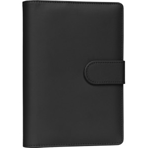 NOTIQUE Refill – Týždenný krúžkový diár s vymeniteľnými listami 2027, čierny, 12,5 x 19 cm