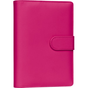 NOTIQUE Refill – Týždenný krúžkový diár s vymeniteľnými listami 2027, fuksiový, 12,5 x 19 cm