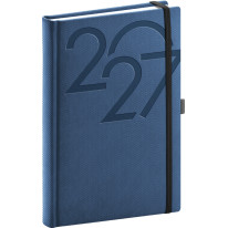 NOTIQUE Denný diár Ajax 2027, modrý, 15 x 21 cm