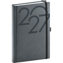 NOTIQUE Denný diár Ajax 2027, čierny, 15 x 21 cm