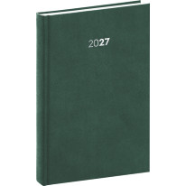 NOTIQUE Denný diár Balakon 2027, zelený, 15 x 21 cm