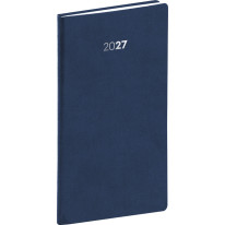 NOTIQUE Vreckový diár Balakon 2027, tmavomodrý, 9 x 15,5 cm