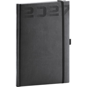 NOTIQUE Týždenný diár Aprint Top 2027, čierný, 15 x 21 cm