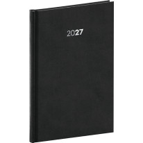 NOTIQUE Týždenný diár Balakon 2027, čierny, 15 x 21 cm