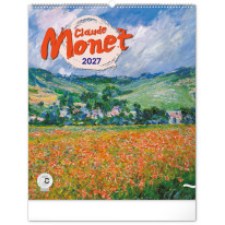 NOTIQUE Nástenný kalendár Claude Monet 2027, 48 x 56 cm