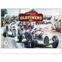 NOTIQUE Nástenný kalendár Oldtimers – Václav Zapadlík 2027, 64 x 42 cm