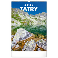 NOTIQUE Nástenný kalendár Tatry 2027, 33 x 46 cm