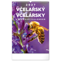 NOTIQUE Nástenný kalendár Včelařský – Včelársky CZ/SK 2027, 33 x 46 cm