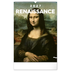 NOTIQUE Nástenný kalendár Renesancia 2027, 33 x 46 cm