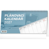 NOTIQUE Stolový kalendár Plánovací CZ 2027, 25 x 12,5 cm