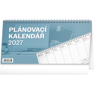 NOTIQUE Stolový kalendár Plánovací CZ 2027, 25 x 12,5 cm