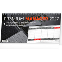 NOTIQUE Stolový kalendár Premium Manager 2027, 32 x 16 cm