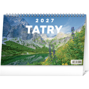 NOTIQUE Stolový kalendár Tatry 2027, 23,1 x 14,5 cm