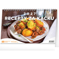NOTIQUE Stolový kalendár Lacné recepty CZ 2027, 23,1 x 14,5 cm