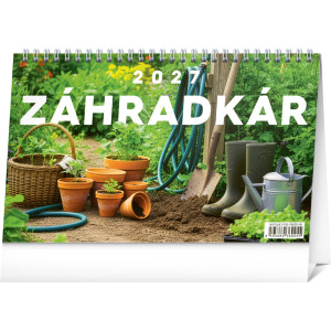 NOTIQUE Stolový kalendár Záhradkár 2027, 23,1 x 14,5 cm