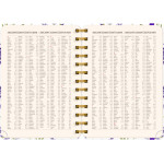 NOTIQUE Špirálový 18-mesačný diár Petito – Levanduľa 2026/2027, 13 x 18 cm
