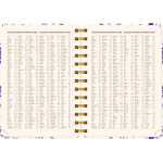 NOTIQUE Špirálový 18-mesačný diár Petito – Levanduľa 2026/2027, 13 x 18 cm
