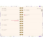 NOTIQUE Špirálový 18-mesačný diár Petito – Levanduľa 2026/2027, 13 x 18 cm