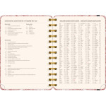 NOTIQUE Špirálový 18-mesačný diár Petito – Mraky 2026/2027, 13 x 18 cm