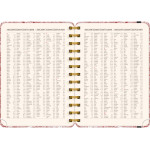NOTIQUE Špirálový 18-mesačný diár Petito – Mraky 2026/2027, 13 x 18 cm