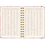 NOTIQUE Špirálový 18-mesačný diár Petito – Mraky 2026/2027, 13 x 18 cm