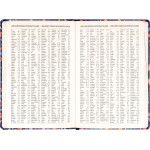 NOTIQUE 18-mesačný diár Petito – Flóra 2026/2027, 11 x 16 cm