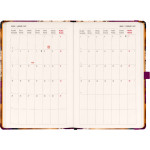 NOTIQUE Planbook diár/notes Vintage kvety 2027, 13 x 21 cm