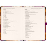 NOTIQUE Planbook diár/notes Vintage kvety 2027, 13 x 21 cm