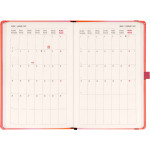 NOTIQUE Planbook diár/notes Korál 2027, 13 x 21 cm