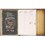 NOTIQUE Týždenný magnetický diár Harry Potter –  Dary smrti 2027, 11 x 16 cm