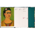 NOTIQUE Týždenný magnetický diár Frida Kahlo 2027, 11 x 16 cm