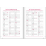 NOTIQUE Denný diár Biella 2027, zelený, 15 x 21 cm