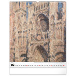 NOTIQUE Nástenný kalendár Claude Monet 2027, 48 x 56 cm