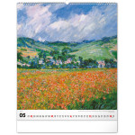 NOTIQUE Nástenný kalendár Claude Monet 2027, 48 x 56 cm