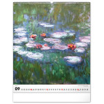 NOTIQUE Nástenný kalendár Claude Monet 2027, 48 x 56 cm