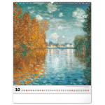 NOTIQUE Nástenný kalendár Claude Monet 2027, 48 x 56 cm